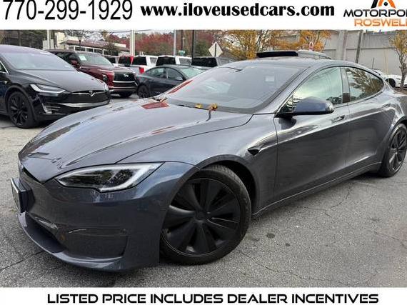 TESLA MODEL S 2022 5YJSA1E5XNF488978 image